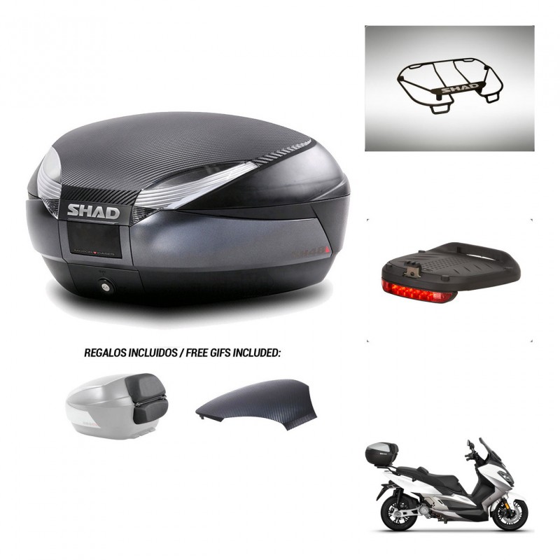 SHAD Trunk SH48 backrest cover + mounting bracket accessories 49 L KIT-443204