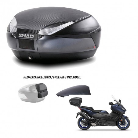 SHAD Baul SH48 tapa respaldo + soporte montaje 49 L KIT-443207