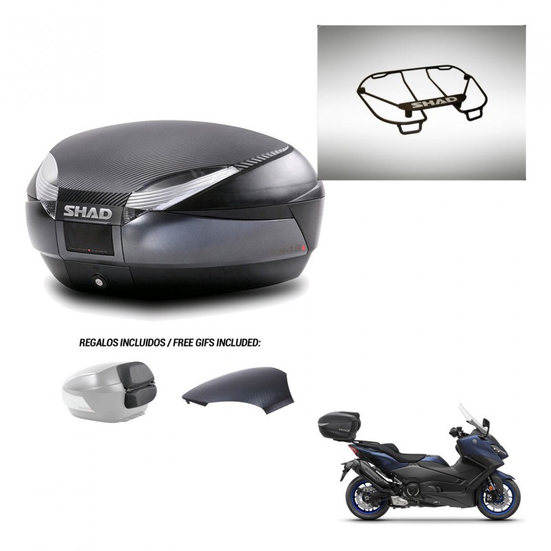 SHAD Trunk SH48 backrest cover + mounting bracket upper grill 49 L KIT-443211
