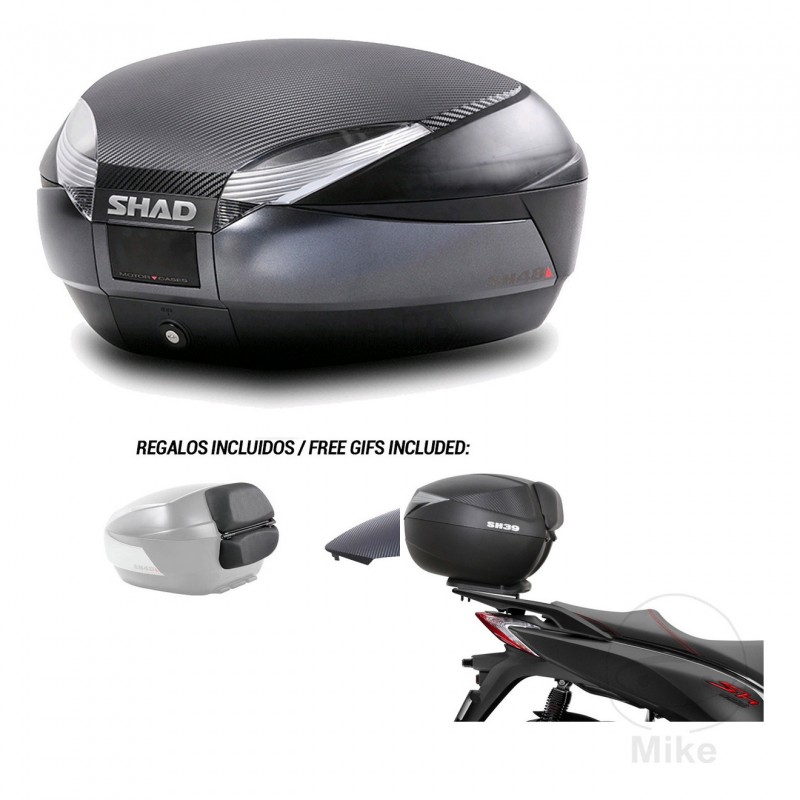 SHAD Baul SH48 tapa respaldo + soporte montaje 49 L KIT-443215