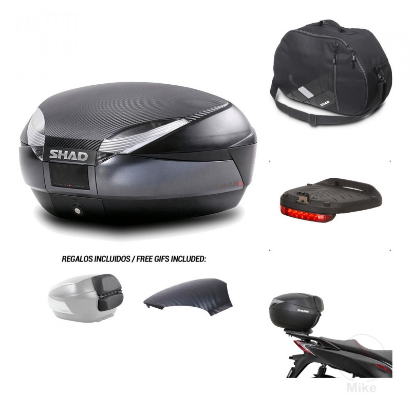 SHAD Trunk SH48 backrest cover + mounting bracket accessories 49 L KIT-443218