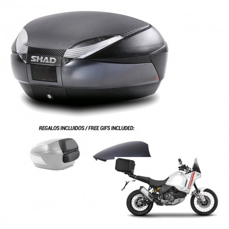 SHAD Trunk SH48 backrest cover + mounting bracket 49 L KIT-443223