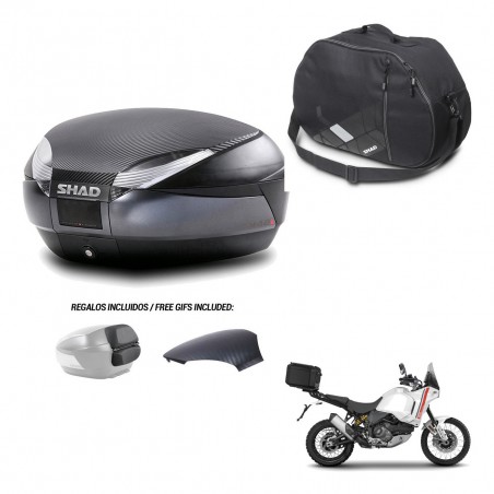 SHAD Trunk SH48 backrest cover + mounting bracket internal bag 49 L KIT-443225