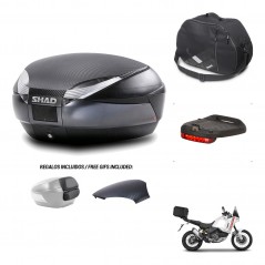SHAD Baul SH48 tapa respaldo + soporte montaje accesorios 49 L KIT-443226