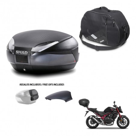 SHAD Trunk SH48 backrest cover + mounting bracket internal bag 49 L KIT-443233