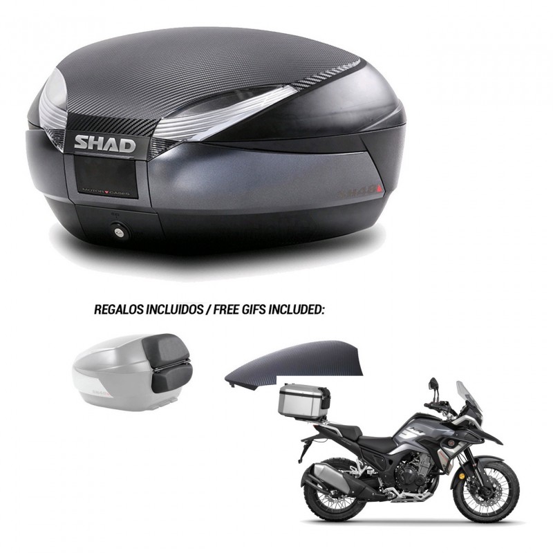 SHAD Trunk SH48 backrest cover + mounting bracket 49 L KIT-443255