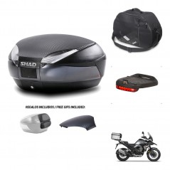 SHAD Baul SH48 tapa respaldo + soporte montaje accesorios 49 L KIT-443258