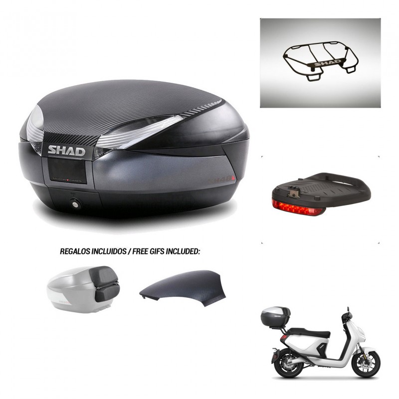 SHAD Trunk SH48 backrest cover + mounting bracket accessories 49 L KIT-443268