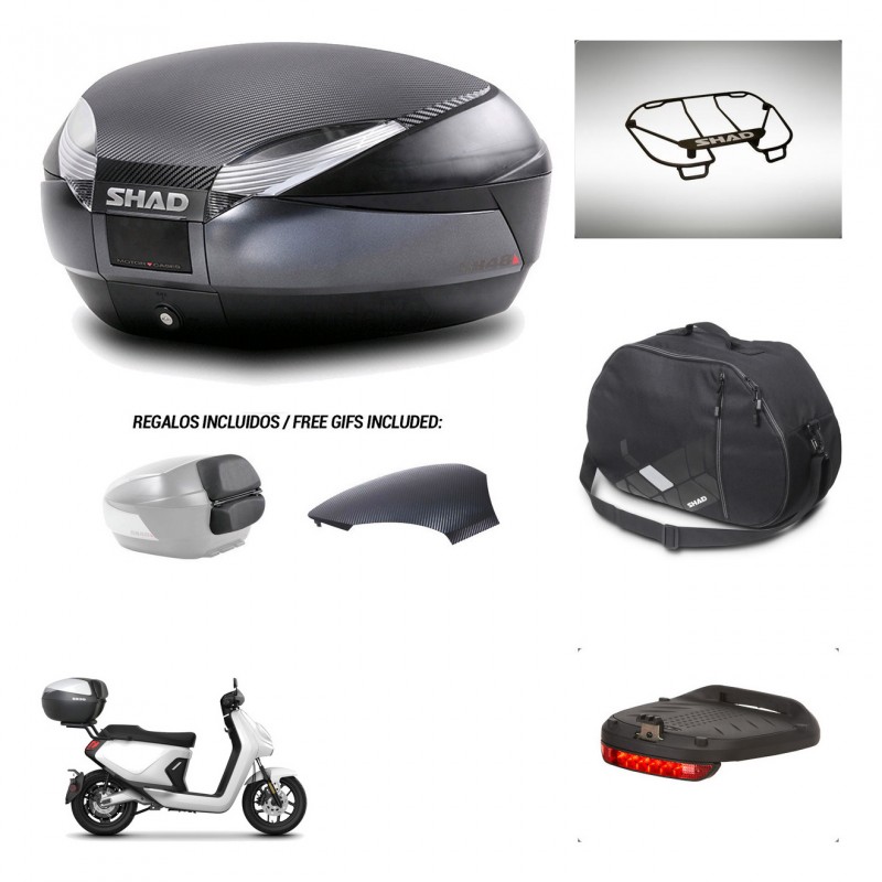 SHAD Trunk SH48 backrest cover + mounting bracket accessories 49 L KIT-443270