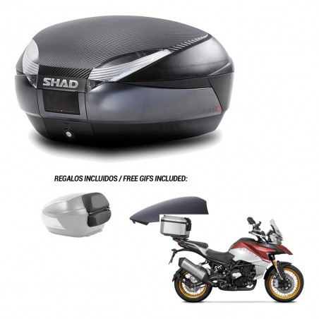 SHAD Trunk SH48 backrest cover + mounting bracket 49 L KIT-443271