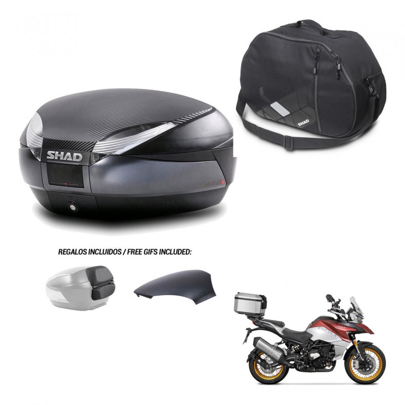 SHAD Trunk SH48 backrest cover + mounting bracket internal bag 49 L KIT-443273