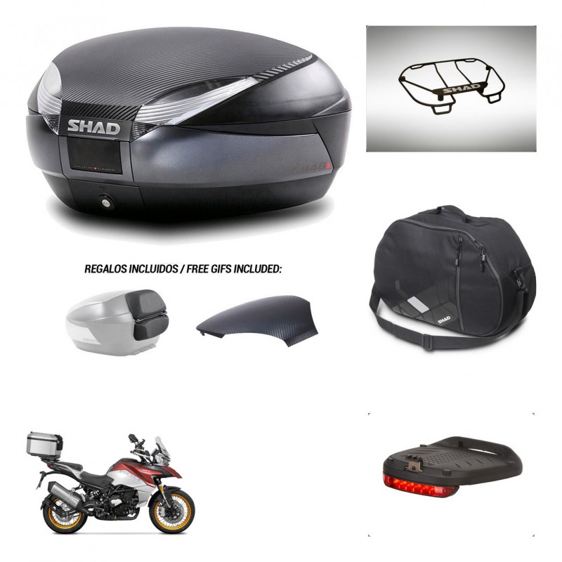SHAD Trunk SH48 backrest cover + mounting bracket accessories 49 L KIT-443278