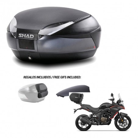 SHAD Trunk SH48 backrest cover + mounting bracket 49 L KIT-443279