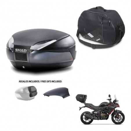 SHAD Trunk SH48 backrest cover + mounting bracket internal bag 49 L KIT-443281