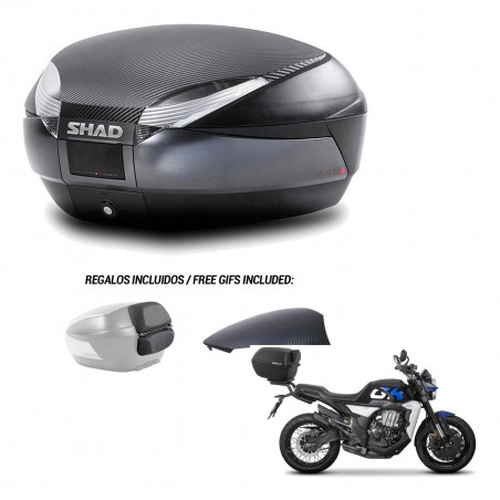 SHAD Baul SH48 tapa respaldo + soporte montaje 49 L KIT-443295
