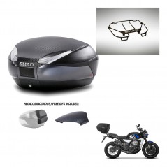 SHAD Baul SH48 tapa respaldo + soporte montaje parrilla superior 49 L KIT-443299