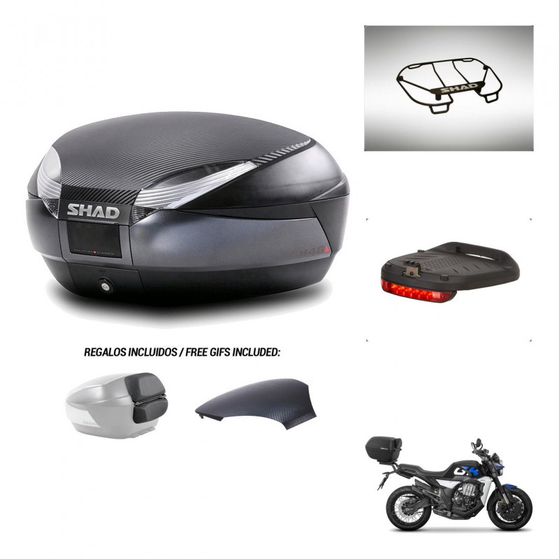SHAD Trunk SH48 backrest cover + mounting bracket accessories 49 L KIT-443300