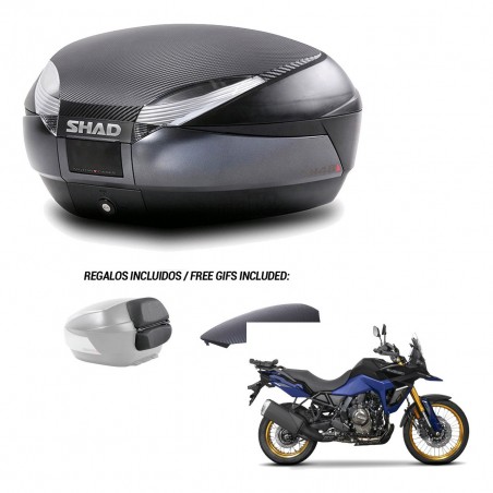 SHAD Baul SH48 tapa respaldo + soporte montaje 49 L KIT-443303