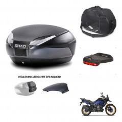 SHAD Baul SH48 tapa respaldo + soporte montaje accesorios 49 L KIT-443306