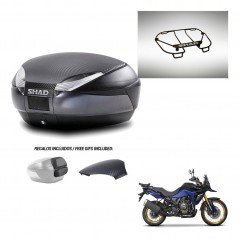 SHAD Trunk SH48 backrest cover + mounting bracket upper grill 49 L KIT-443307