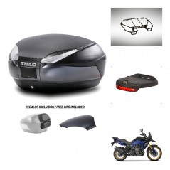 SHAD Baul SH48 tapa respaldo + soporte montaje accesorios 49 L KIT-443308