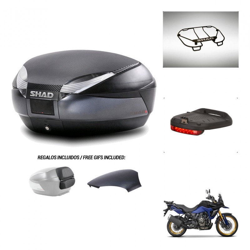 SHAD Trunk SH48 backrest cover + mounting bracket accessories 49 L KIT-443308