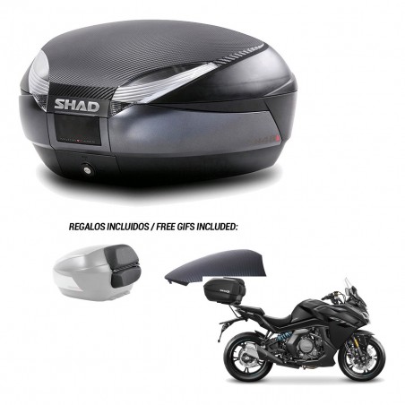 SHAD Trunk SH48 backrest cover + mounting bracket 49 L KIT-443327