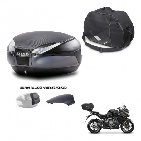 SHAD Trunk SH48 backrest cover + mounting bracket internal bag 49 L KIT-443329