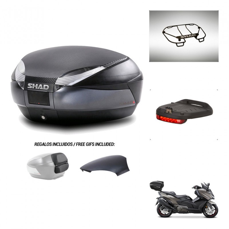 SHAD Trunk SH48 backrest cover + mounting bracket accessories 49 L KIT-443340