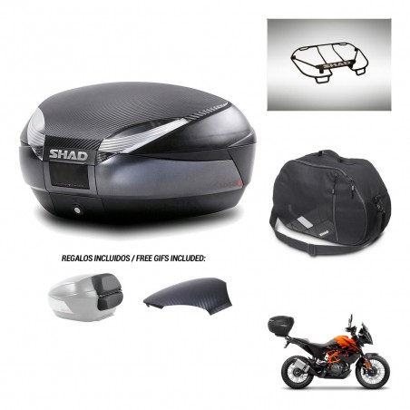 SHAD Trunk SH48 backrest cover + mounting bracket accessories 49 L KIT-443349