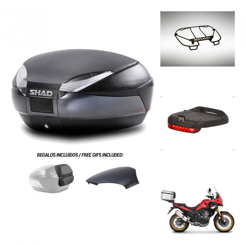 SHAD Trunk SH48 backrest cover + mounting bracket accessories 49 L KIT-443356