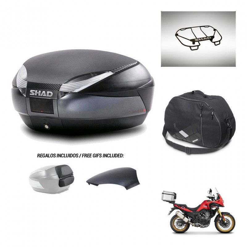 SHAD Trunk SH48 backrest cover + mounting bracket accessories 49 L KIT-443357
