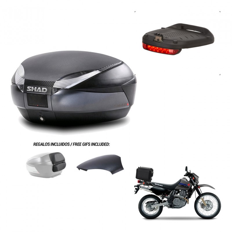 SHAD Trunk SH48 backrest cover + mounting bracket brake light 49 L KIT-443360