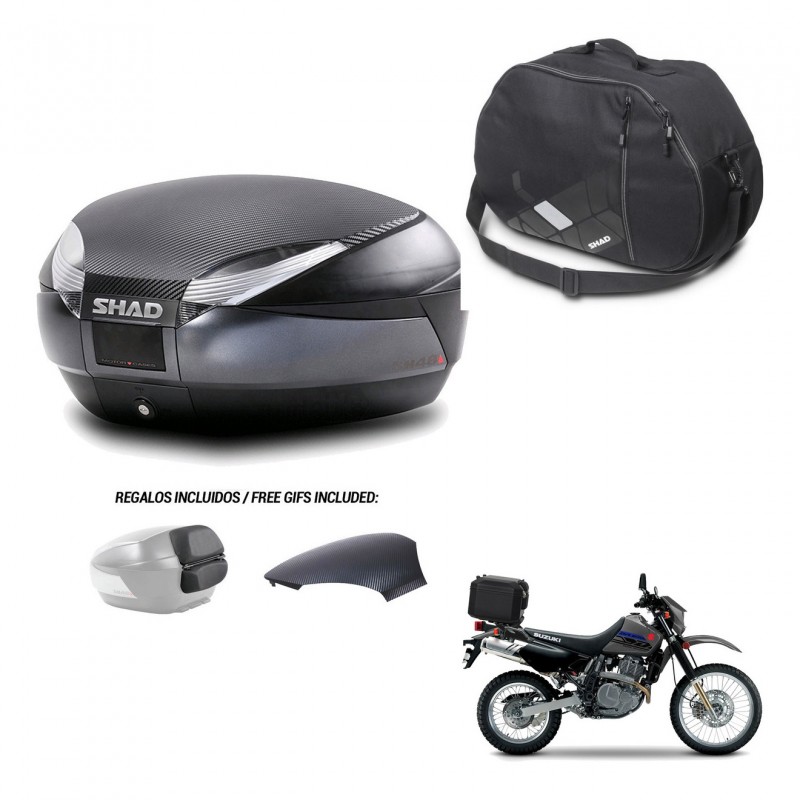 SHAD Baul SH48 tapa respaldo + soporte montaje bolsa interna 49 L KIT-443361