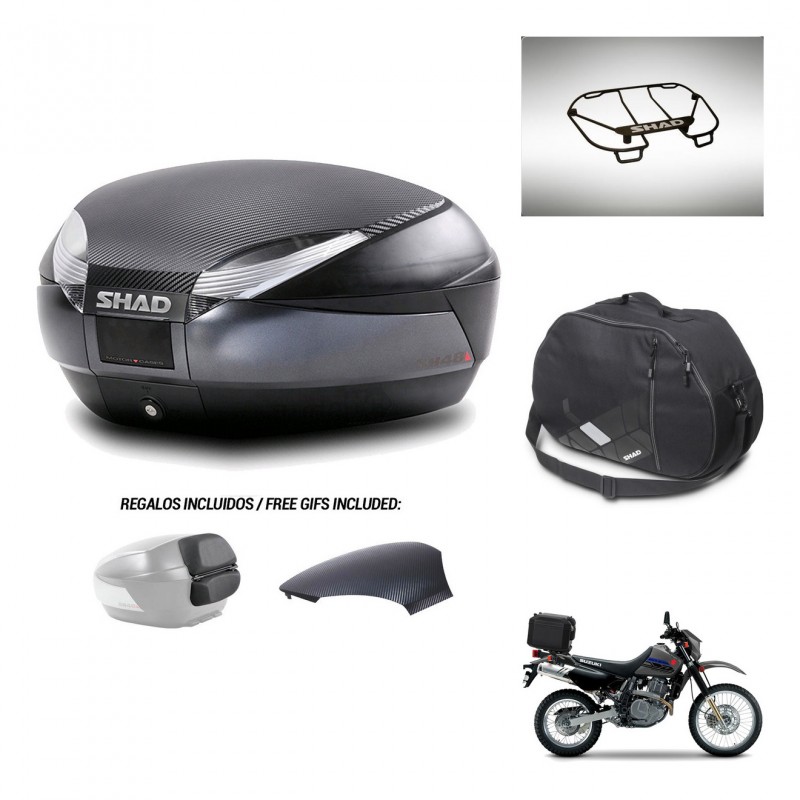 SHAD Baul SH48 tapa respaldo + soporte montaje accesorios 49 L KIT-443365