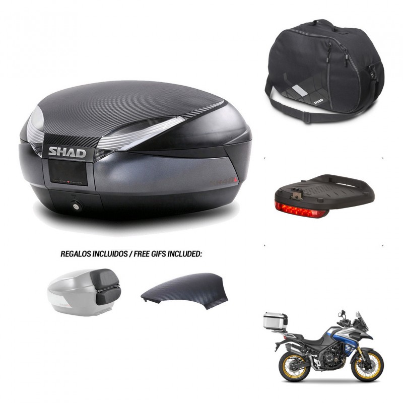 SHAD Trunk SH48 backrest cover + mounting bracket accessories 49 L KIT-443378