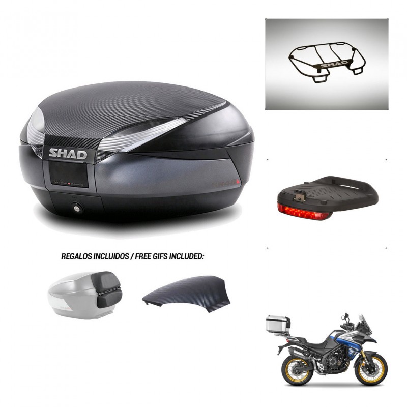 SHAD Trunk SH48 backrest cover + mounting bracket accessories 49 L KIT-443380