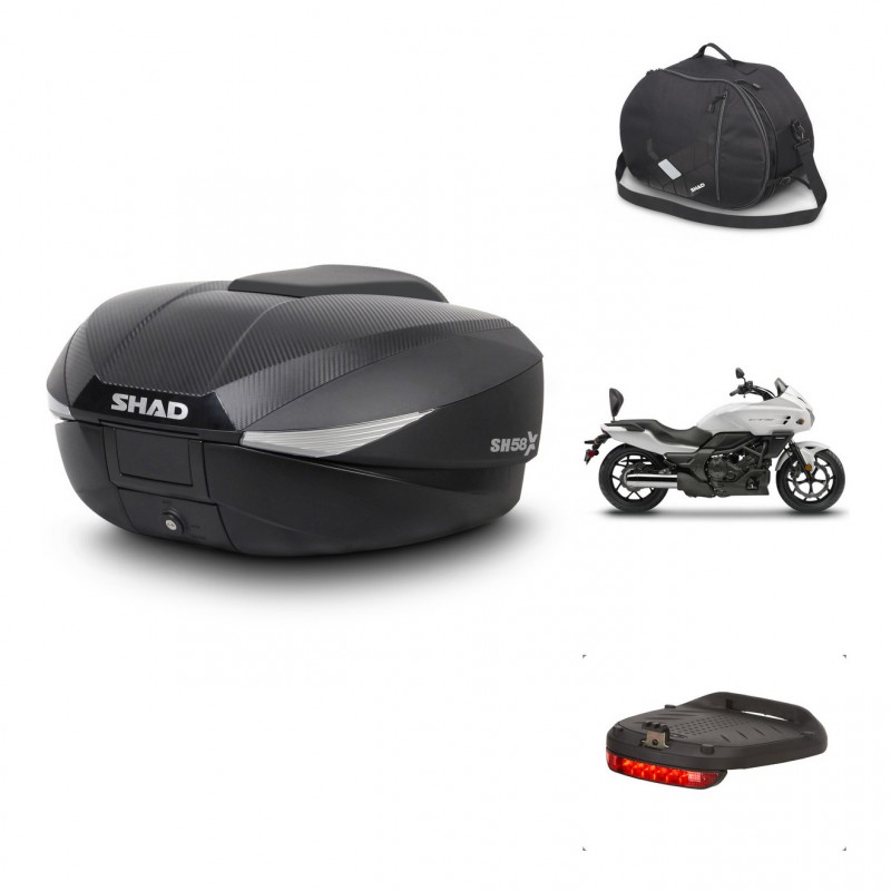 SHAD Baul SH58 + soporte montaje accesorios KIT-443394