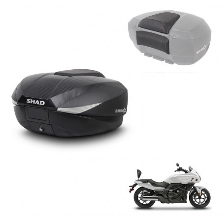 SHAD Baul SH58 + soporte montaje respaldo KIT-443395