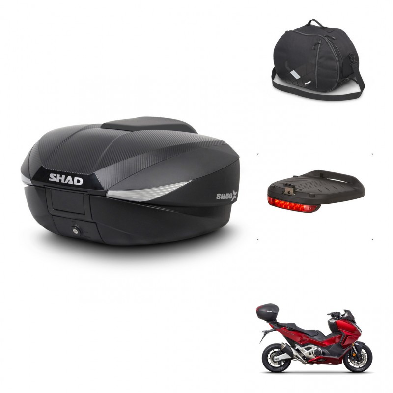 SHAD Baul SH58 + soporte montaje accesorios KIT-443402