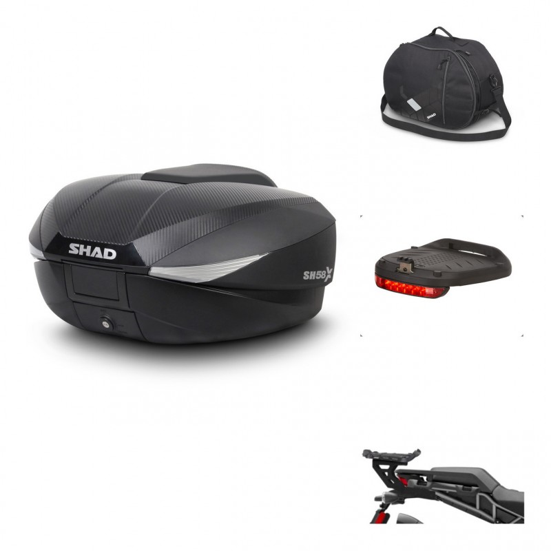 SHAD Baul SH58 + soporte montaje accesorios KIT-443410