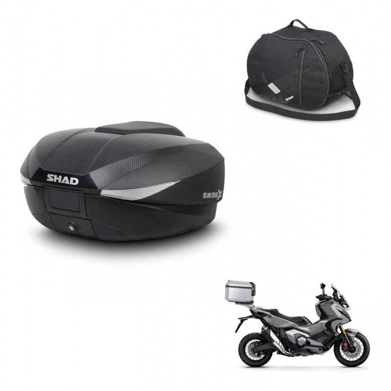 SHAD SH58 trunk + mounting bracket internal bag KIT-443425