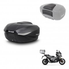SHAD Trunk SH58 + mounting bracket backrest KIT-443427