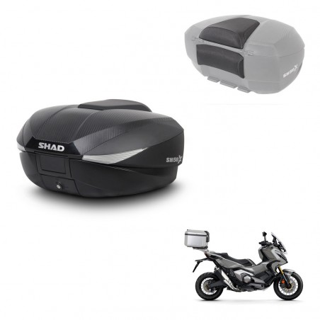 SHAD Baul SH58 + soporte montaje respaldo KIT-443427