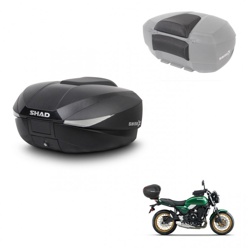 SHAD Baul SH58 + soporte montaje respaldo KIT-443443