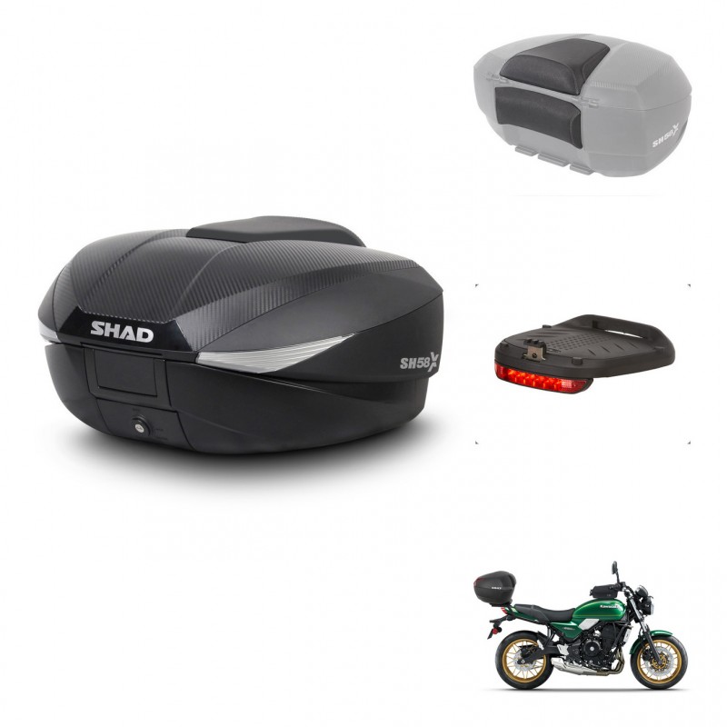 SHAD Baul SH58 + soporte montaje accesorios KIT-443444