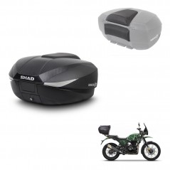 SHAD Trunk SH58 + mounting bracket backrest KIT-443451