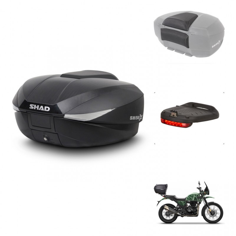 SHAD Baul SH58 + soporte montaje accesorios KIT-443452