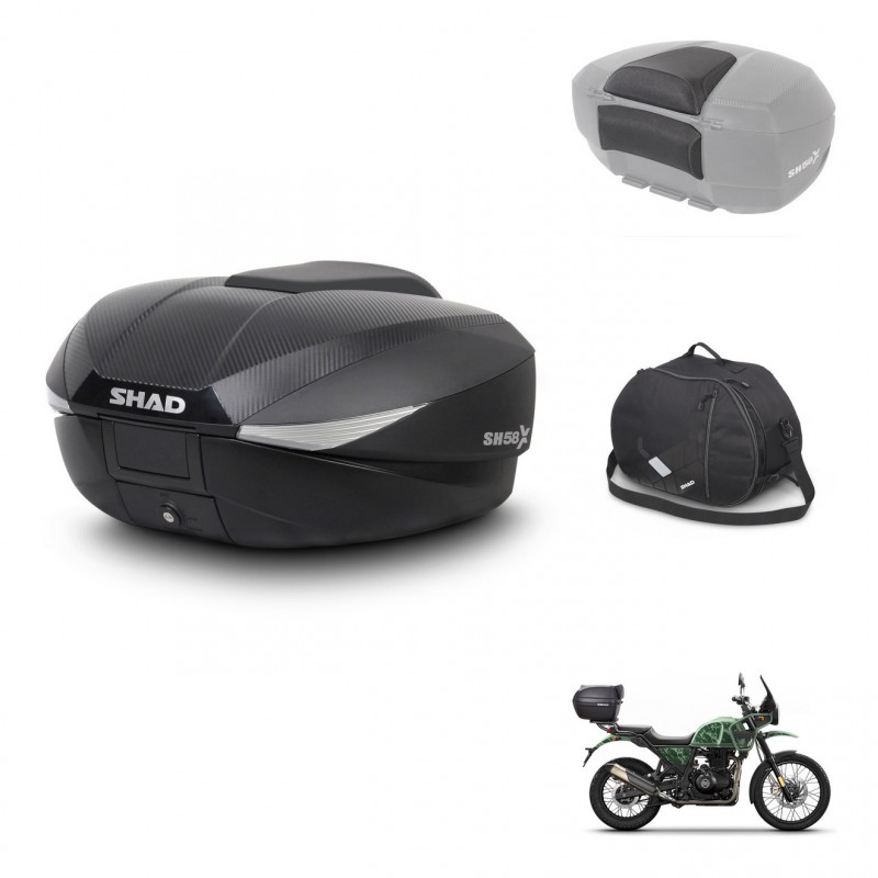 SHAD Baul SH58 + soporte montaje accesorios KIT-443453