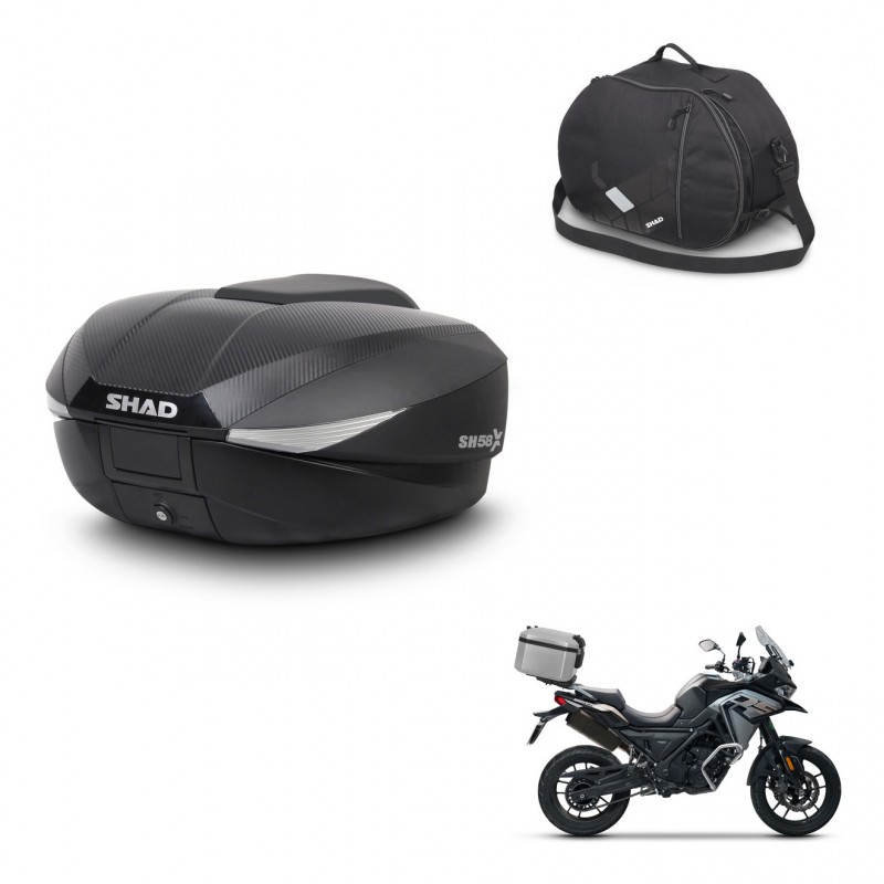 SHAD SH58 trunk + mounting bracket internal bag KIT-443473
